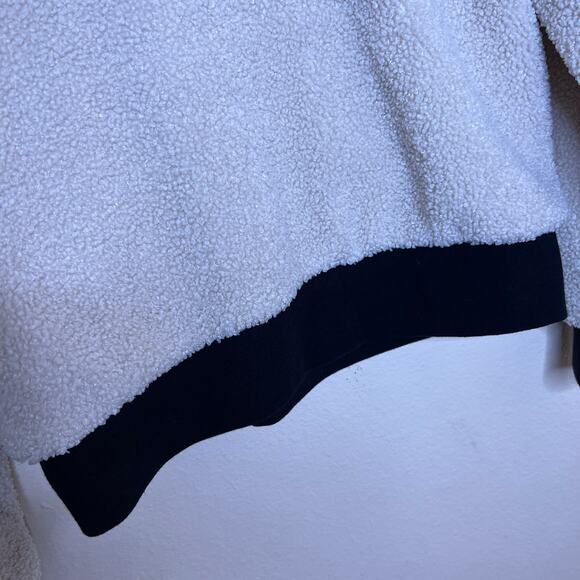 Fabletics Sherpa Beige Half Zip Pull Over XS - Picture 11 of 14